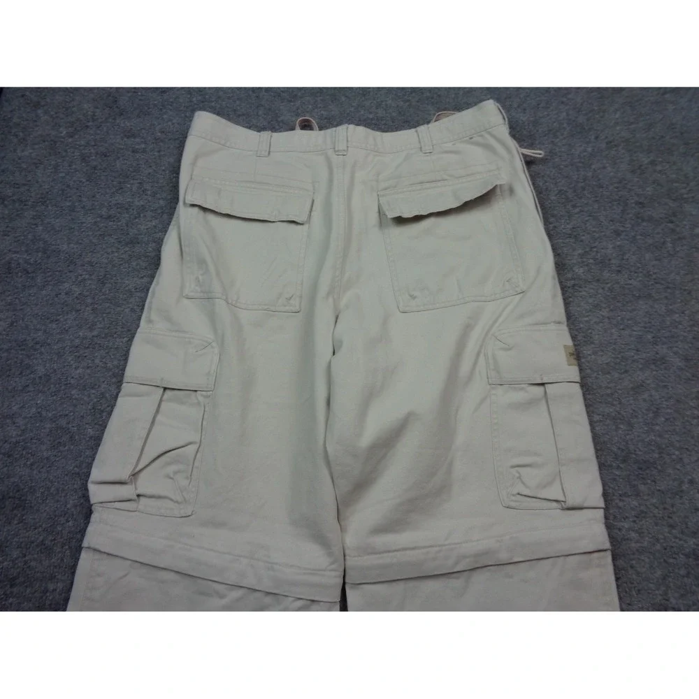 Vintage Lee Pipes Y2K  Zip Off Cargo Pants 36x32 Baggy Skater Rare
